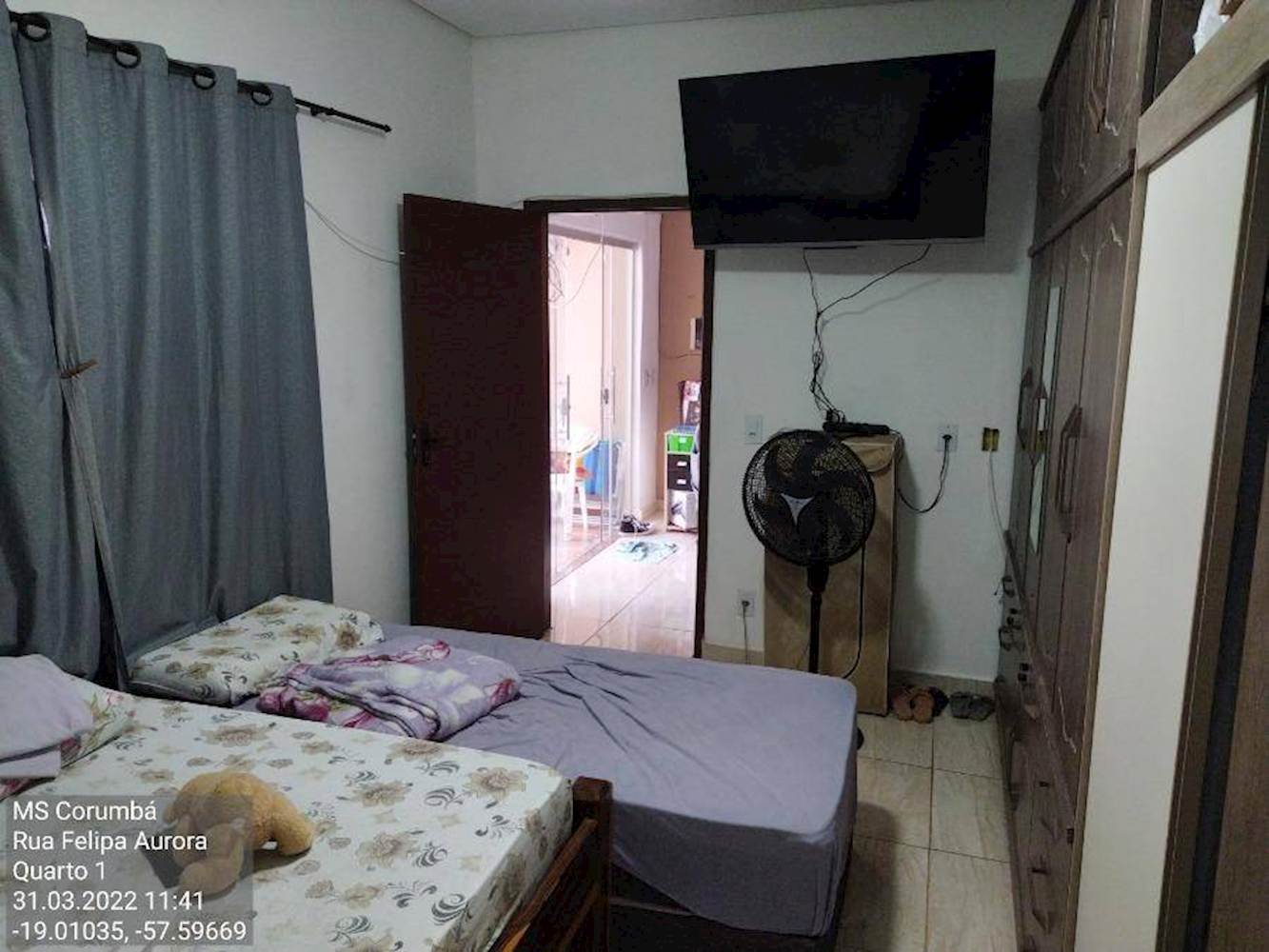Casa, Padrão, 1 vaga(s) de garagem, localizado em Ladário - MS