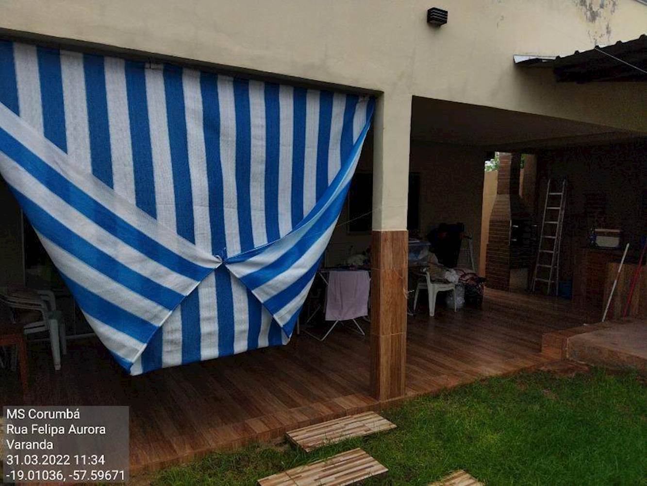Casa, Padrão, 1 vaga(s) de garagem, localizado em Ladário - MS