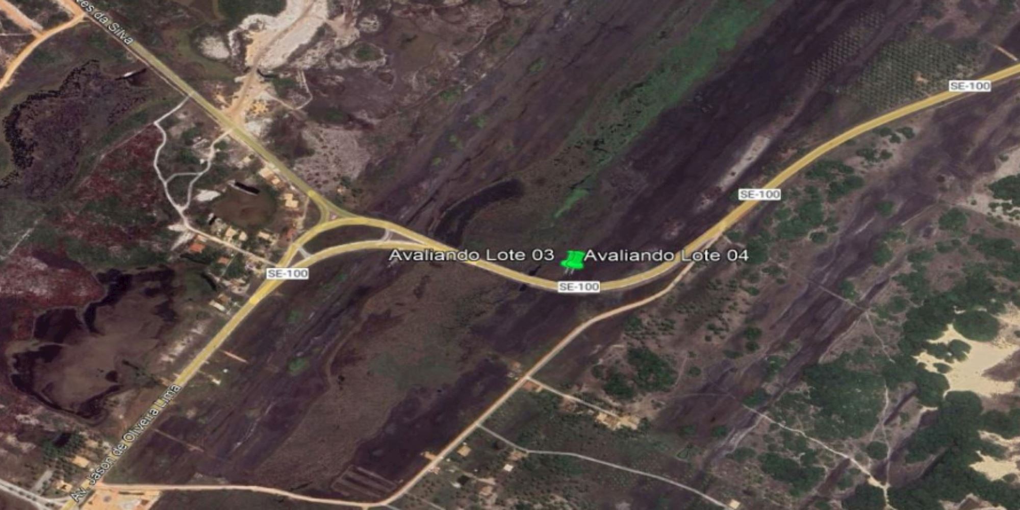 02 Terrenos na Vila Rica dos Abais - Itaporanga D'Ajuda/SE, localizado em Itaporanga D'ajuda - SE, bairro Vila Rica dos Abais