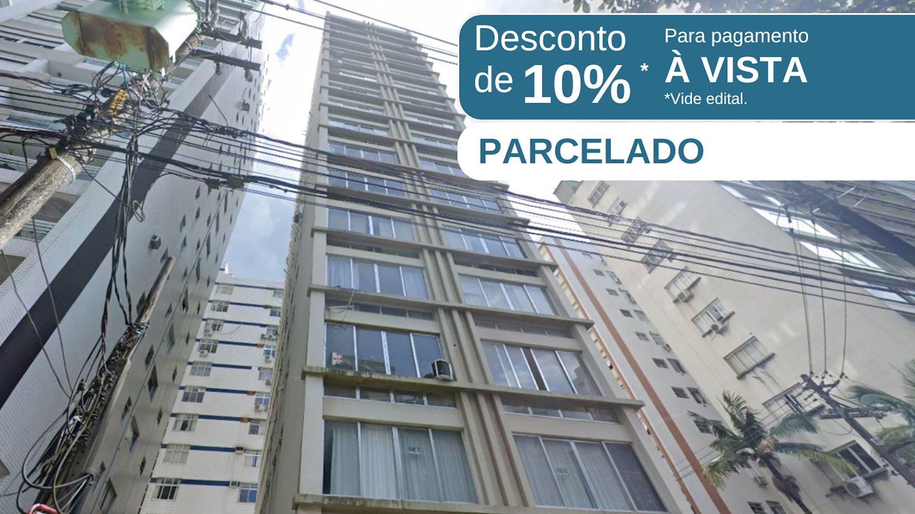Imagem do imóvel Apartamento no "Edifício Agulhas Negras" - Boqueirão - Santos/SP