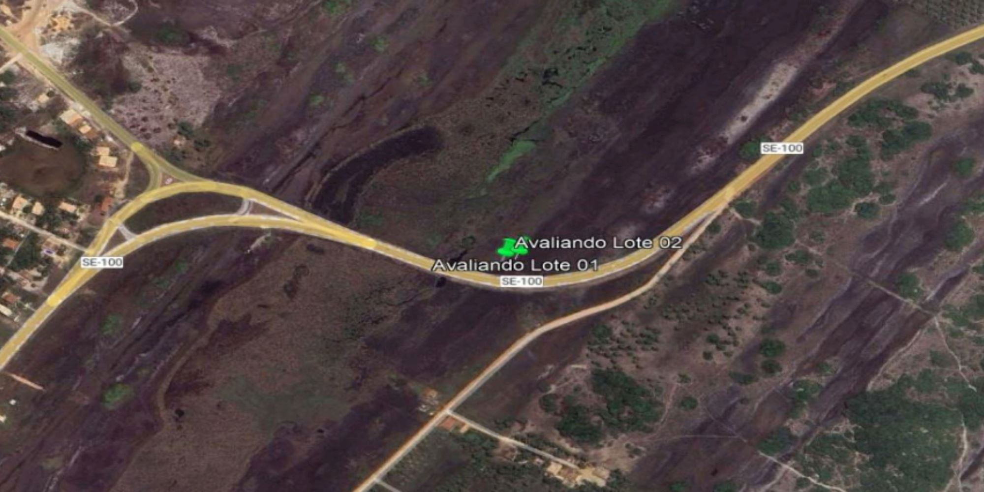 02 Terrenos na Vila Rica dos Abais - Itaporanga D'Ajuda/SE, localizado em Itaporanga D'ajuda - SE, bairro Vila Rica dos Abais